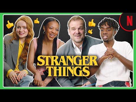 Lo nuevo en #Netflix Cast de Stranger Things reacciona a fan arts virales